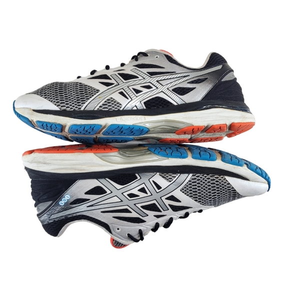 Asics Gel Cumulus 18 Shoes Mens 11.5 Black White Running Athletic Gym T6C3N - Picture 10 of 15